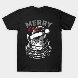 Merry Xmas Cat T-Shirt